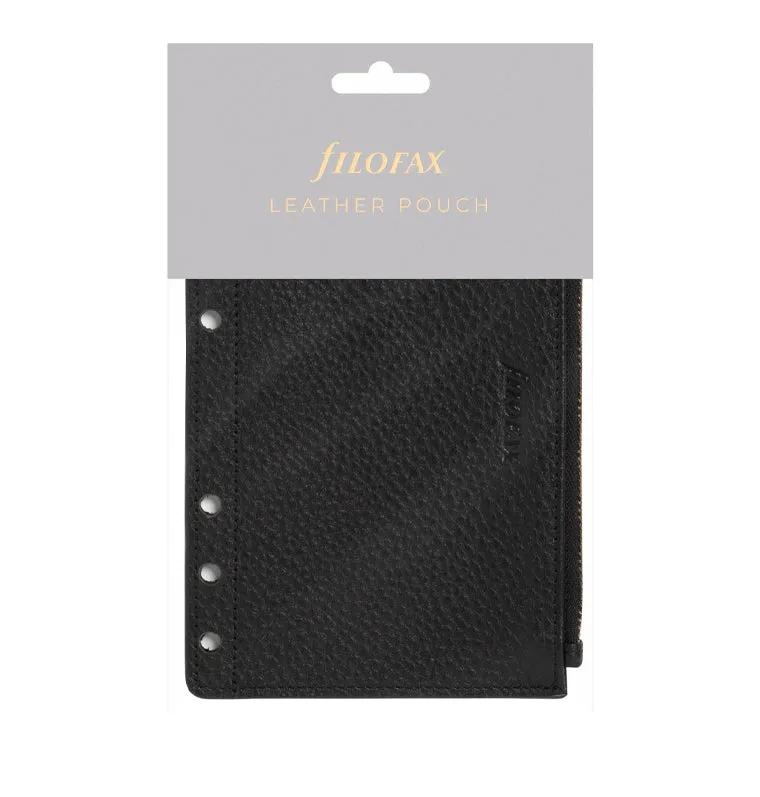Filofax Classic pochette zippée cuir A5 Personal pleine fleur