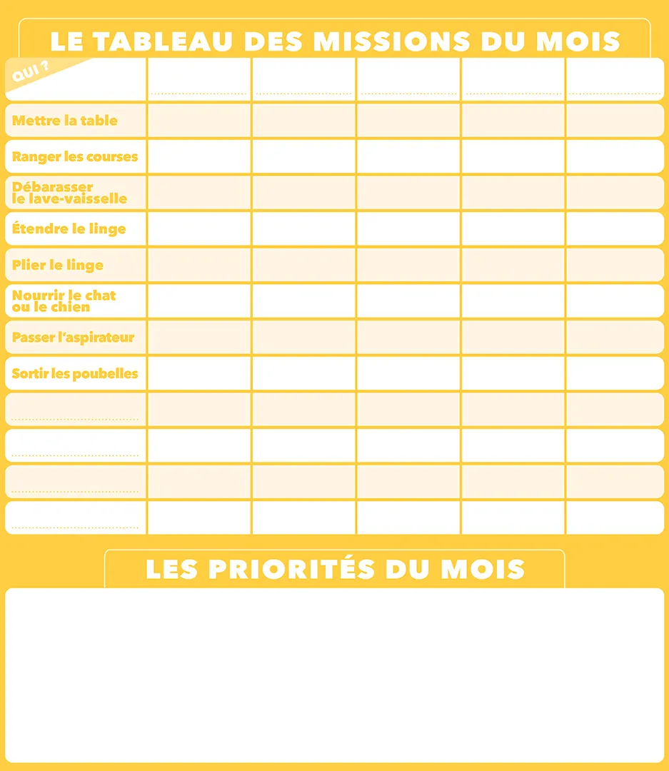 Frigobloc Mensuel 2023 Déco bleu calendrier janv-déc 2023