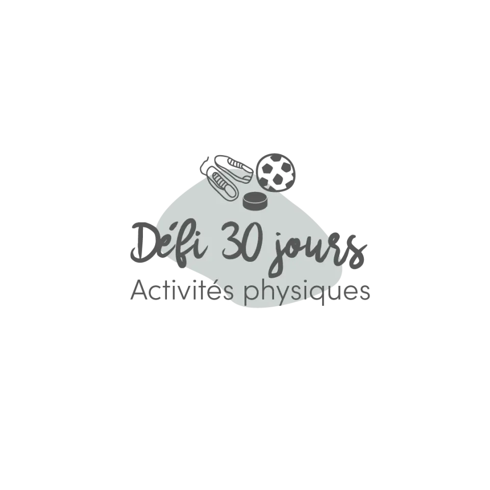 Les Belles Combines Défi 30 jours activité fiche à imprimer française sport