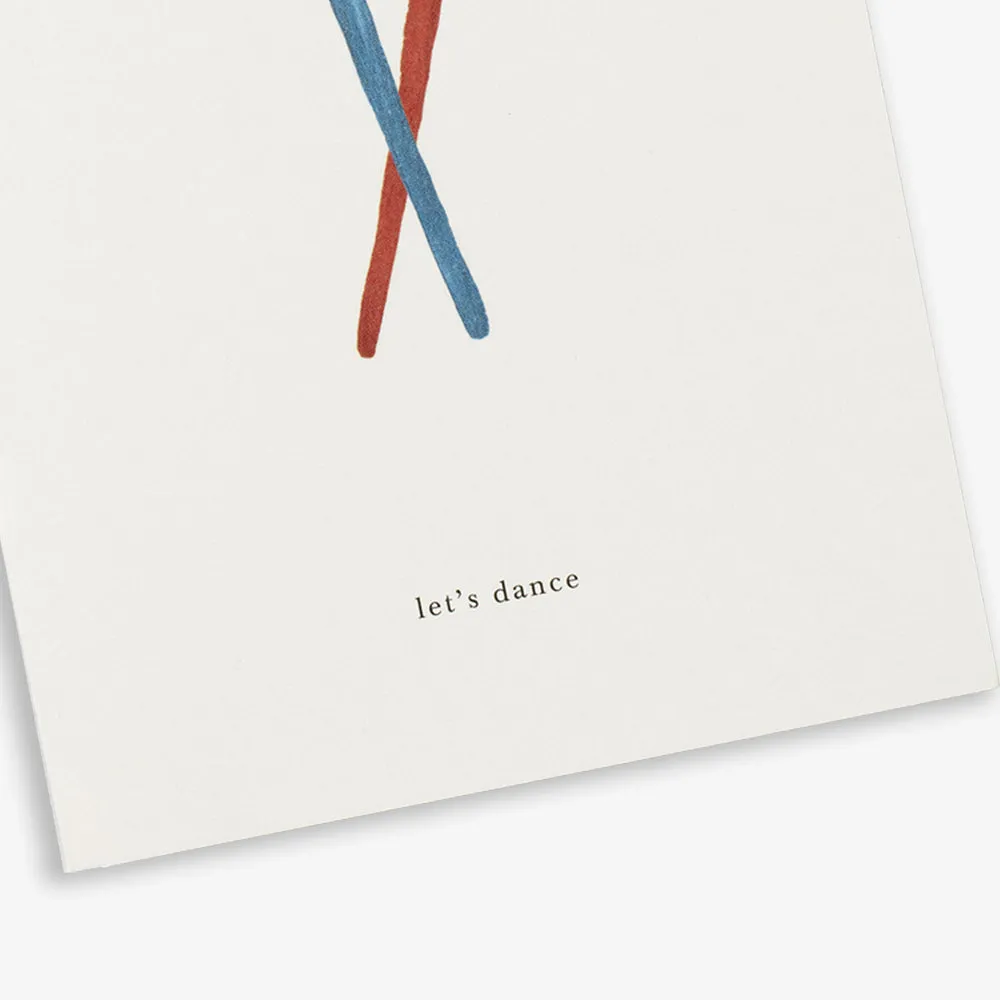 Kartotek Toothbrushes carte de vœux let's dance