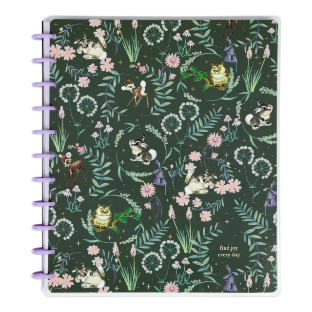 Happy Planner Bambi Springtime carnet Big pointillé ligné 60 feuilles