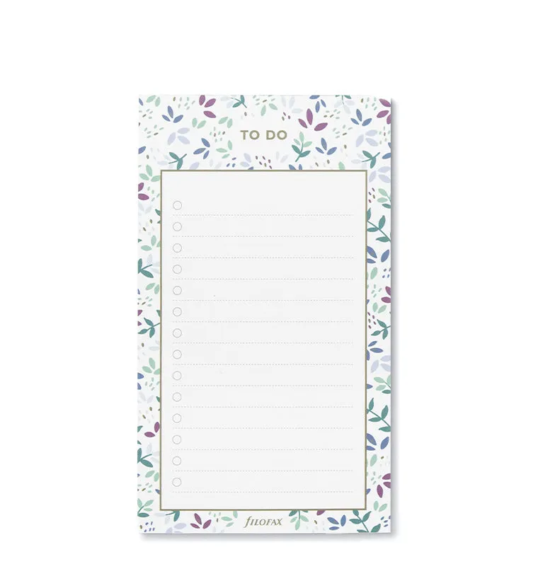 Filofax Garden bloc-notes To Do motif floral 100 g