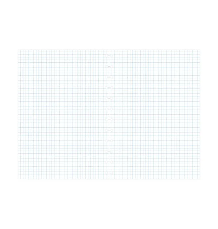 Filofax Classic A4 recharge notebook quadrillé