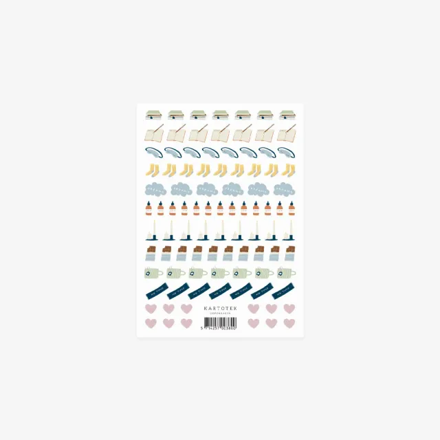 Kartotek Mini Me Time Icons stickers bien-être