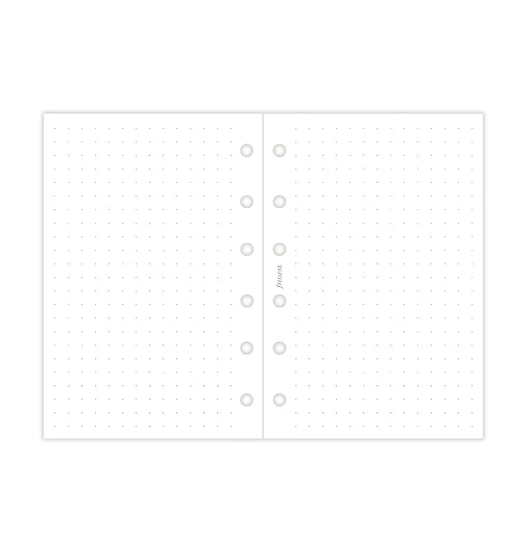 Filofax Minimal recharge hebdo Pocket 2027 blanche