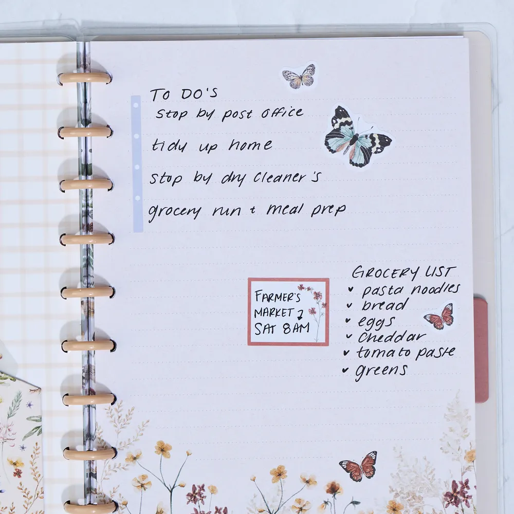 Happy Planner Wild Fields Classic pack accessoires floral