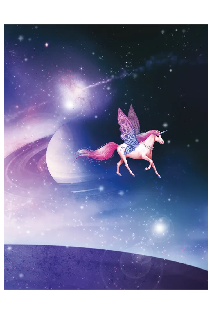 Frigobloc Licornes de rêve Magie des étoiles cahier stickers 300