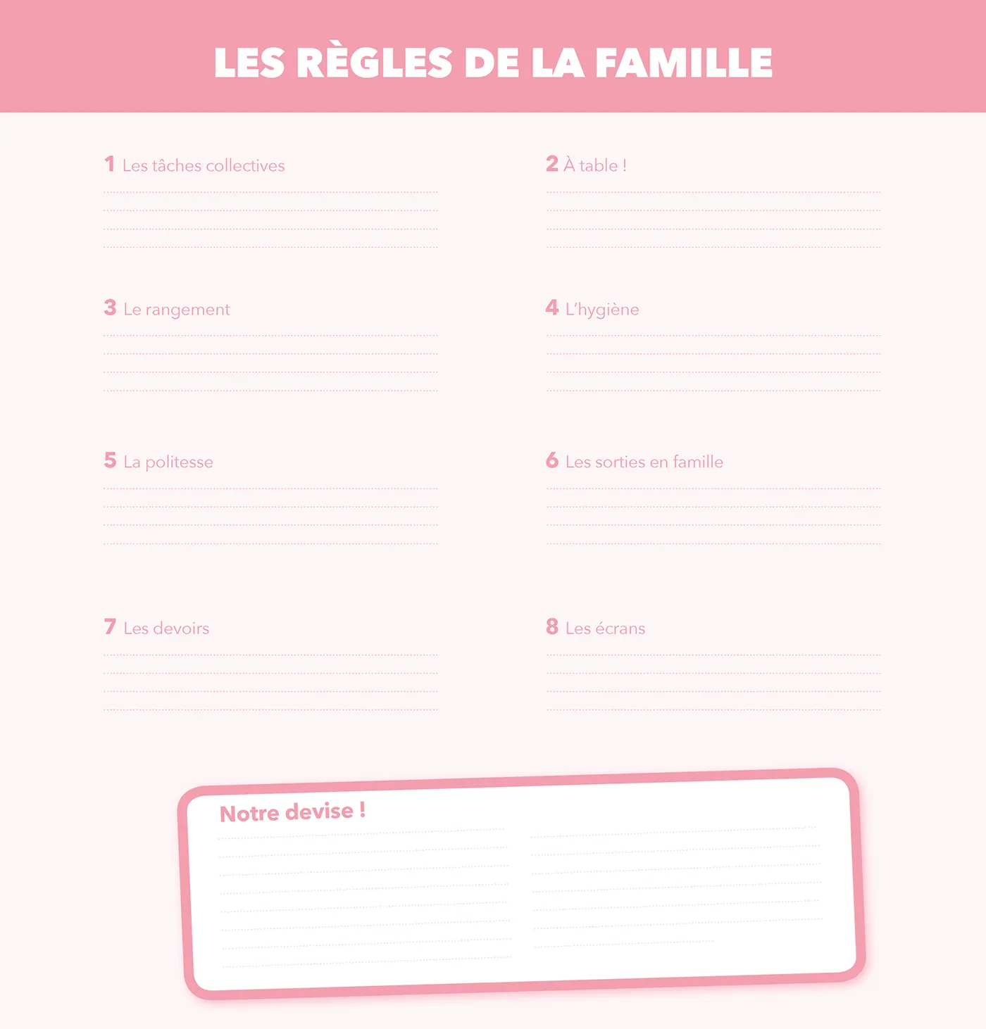 Frigobloc Mensuel calendrier familial 2024 Art déco