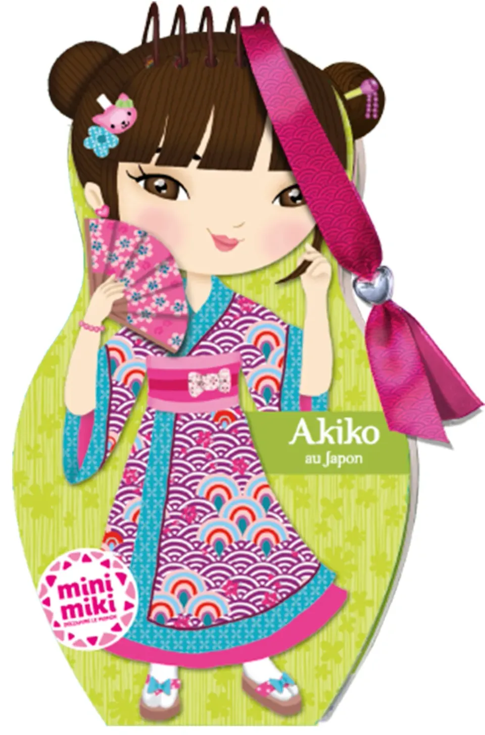 Minimiki Akiko au Japon carnet créatif stickers bracelet