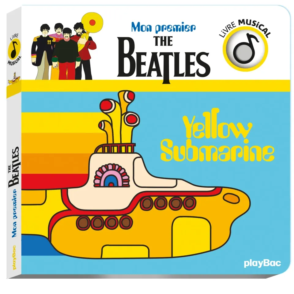 Frigobloc Mon premier livre musical Beatles 5 chansons