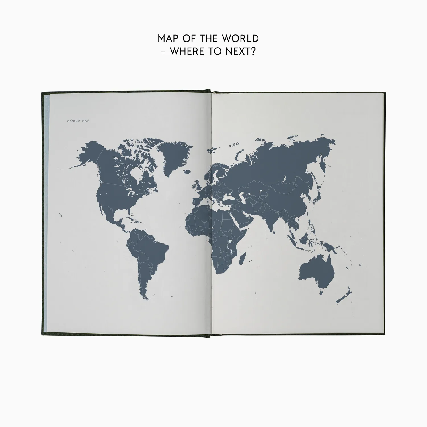Kartotek Travel Journal carnet de voyage vert mousse 8 voyages