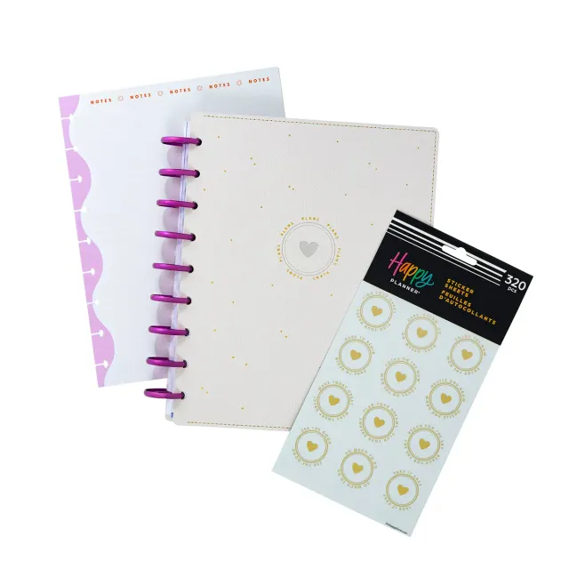 Happy Planner Pop of Positivity agenda Classic non daté