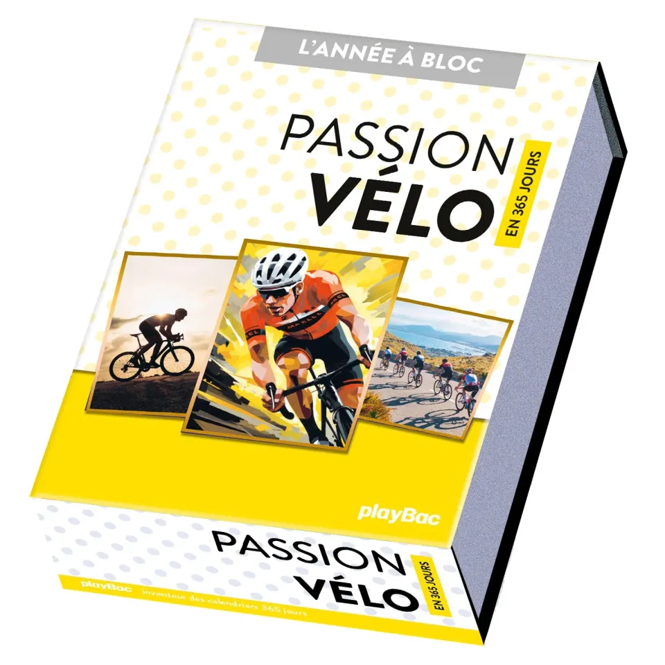 Année à bloc Passion Vélo calendrier 365 jours cyclisme