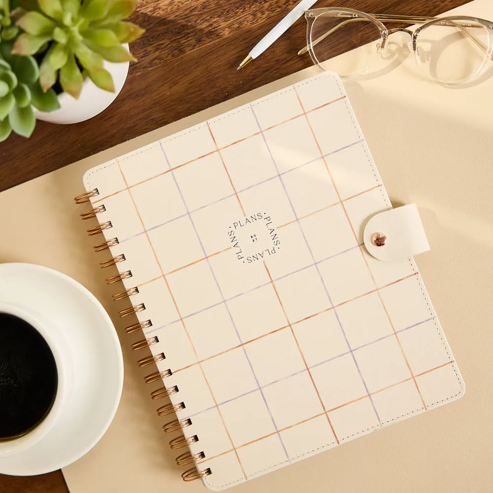 Happy Planner Citrine 2027 agenda spirale Classic pro 12 mois