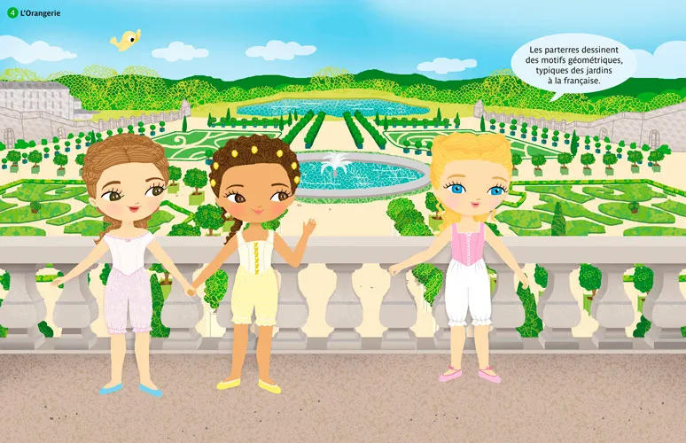 Minimiki Habille Emma à Versailles stickers 300