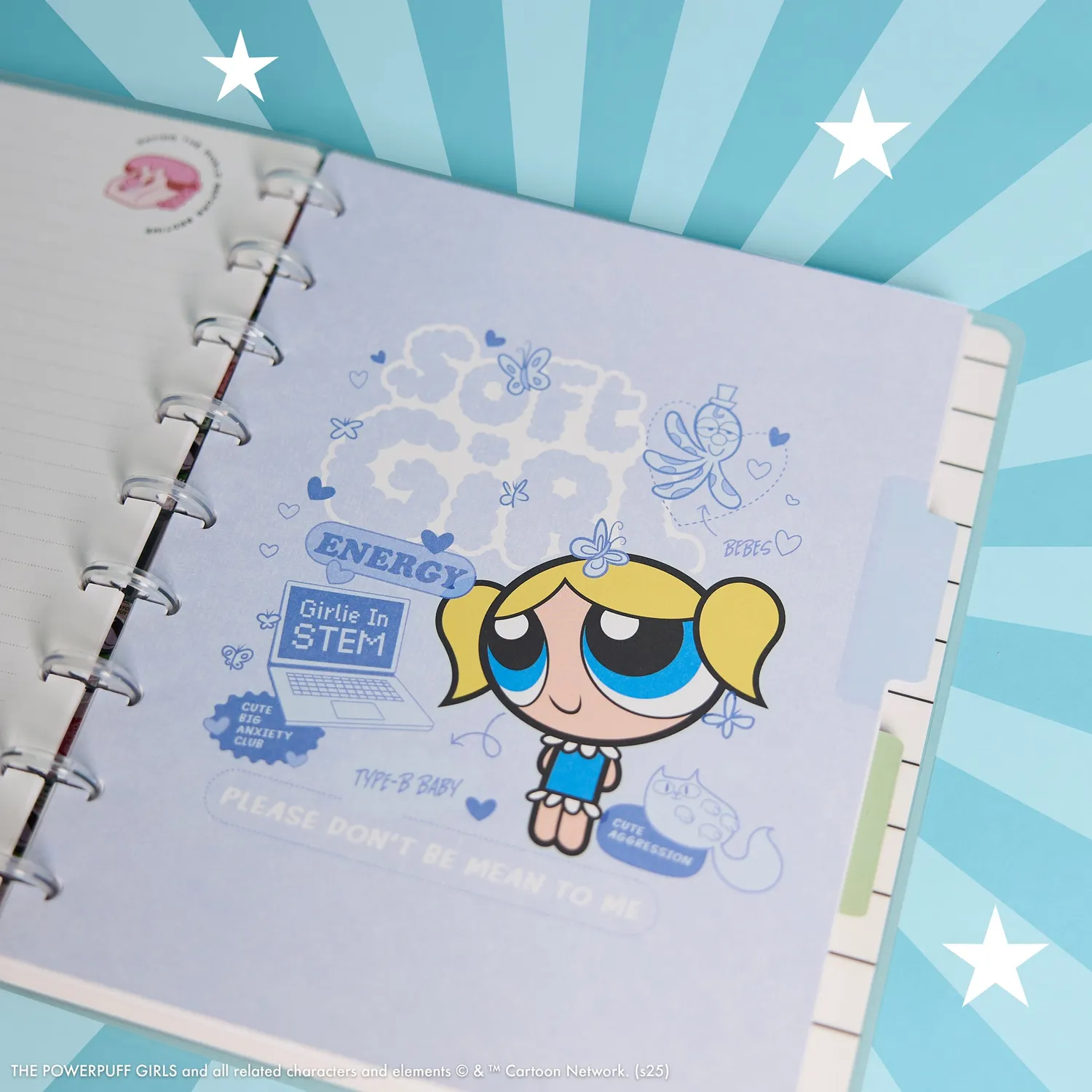 Happy Planner Classic Powerpuff Girls carnet pointillé 60 feuilles