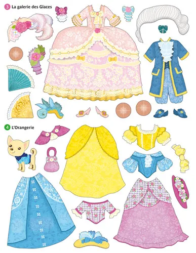Minimiki Habille Emma à Versailles stickers 300