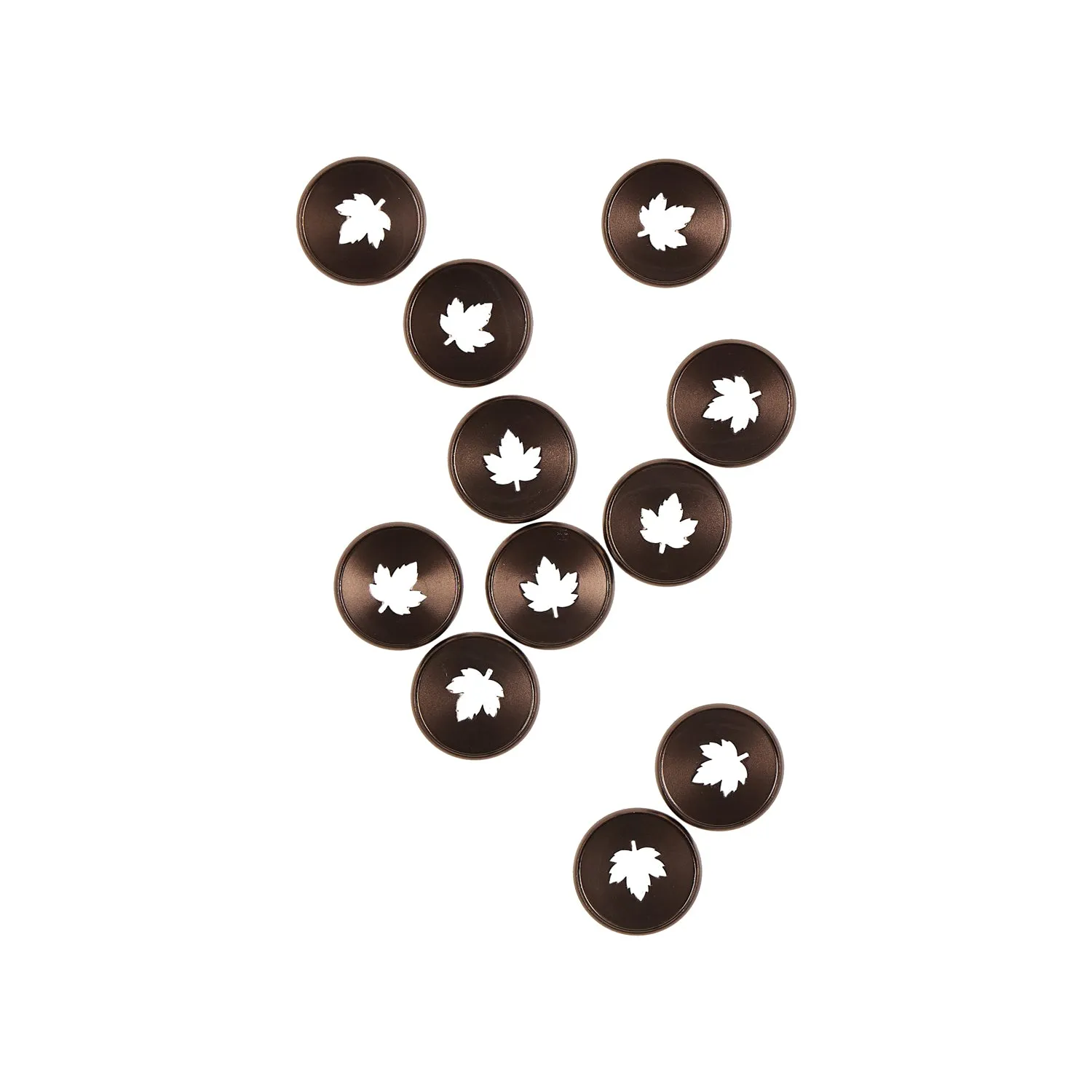 Happy Planner Maple Leaf Cutout anneaux medium x11 bronze