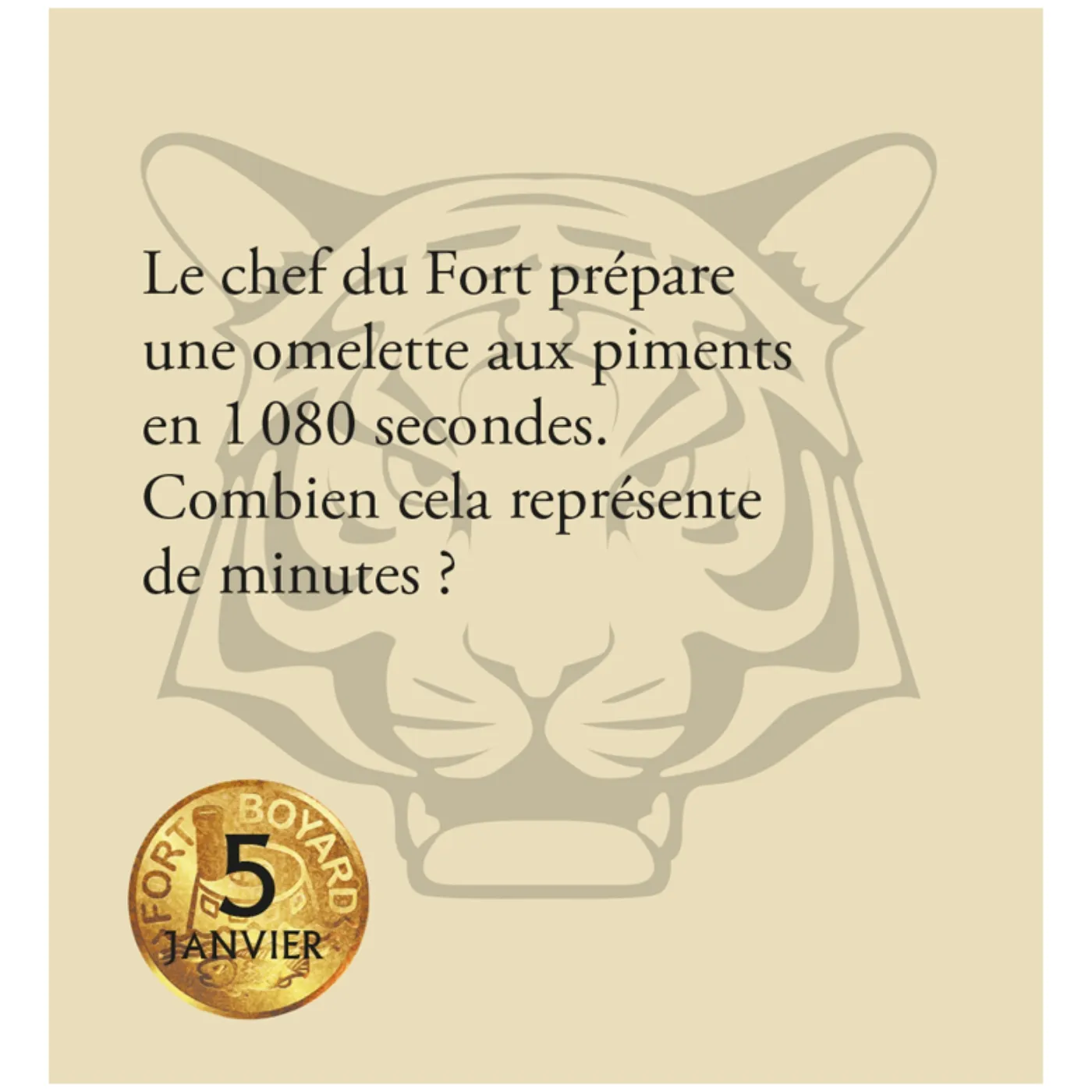Fort Boyard Mini Calendrier 365 quiz et énigmes