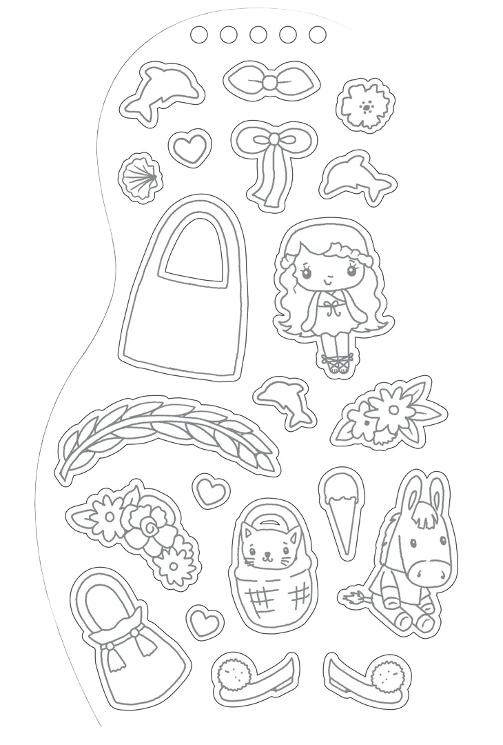 Minimiki Elena en Grèce carnet créatif stickers