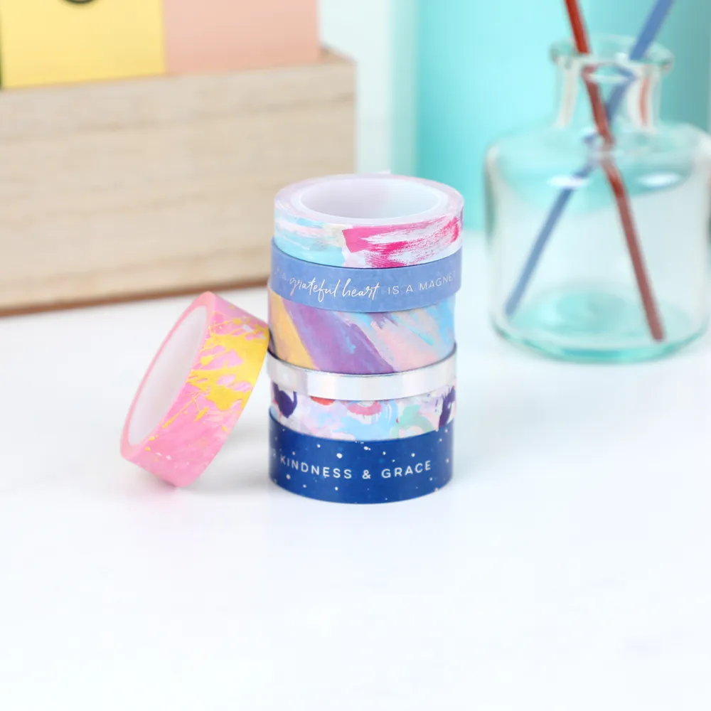 Happy Planner GracePlace washi tape 7 rouleaux cœur