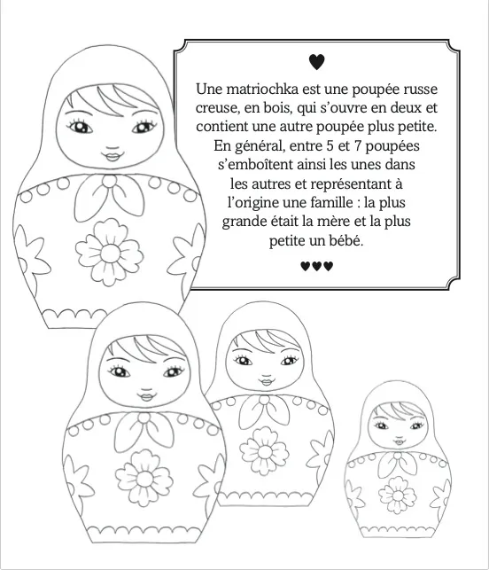 Frigobloc Minimiki Lena en Russie cartes à gratter coloriages