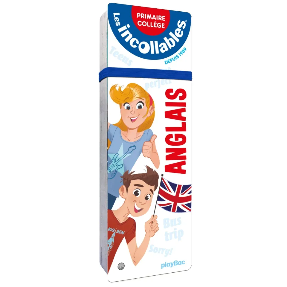 Frigobloc Incollables Éventail essentiel Anglais 7/12 ans mémo
