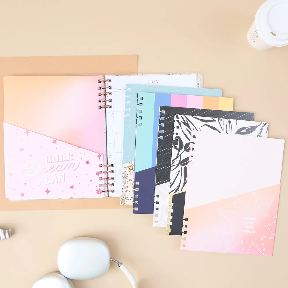 Happy Planner Find Your Happy pochettes spiral Classic lot 6