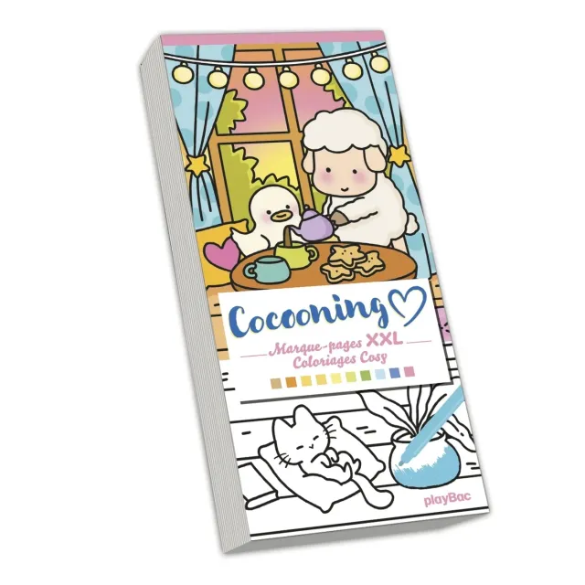 Frigobloc Cocooning marque-pages XXL à colorier x20