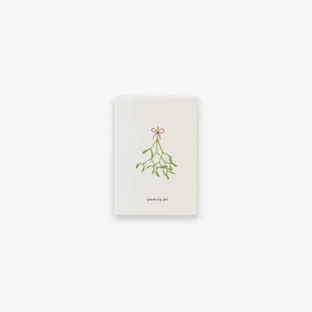Kartotek Mistelten carte de Noël A7 danoise