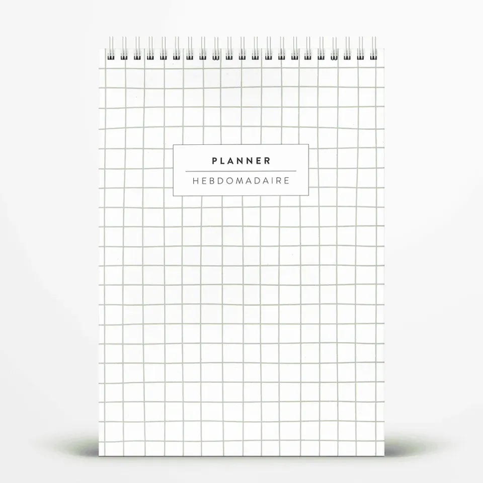 My365 planner hebdomadaire non daté recyclé