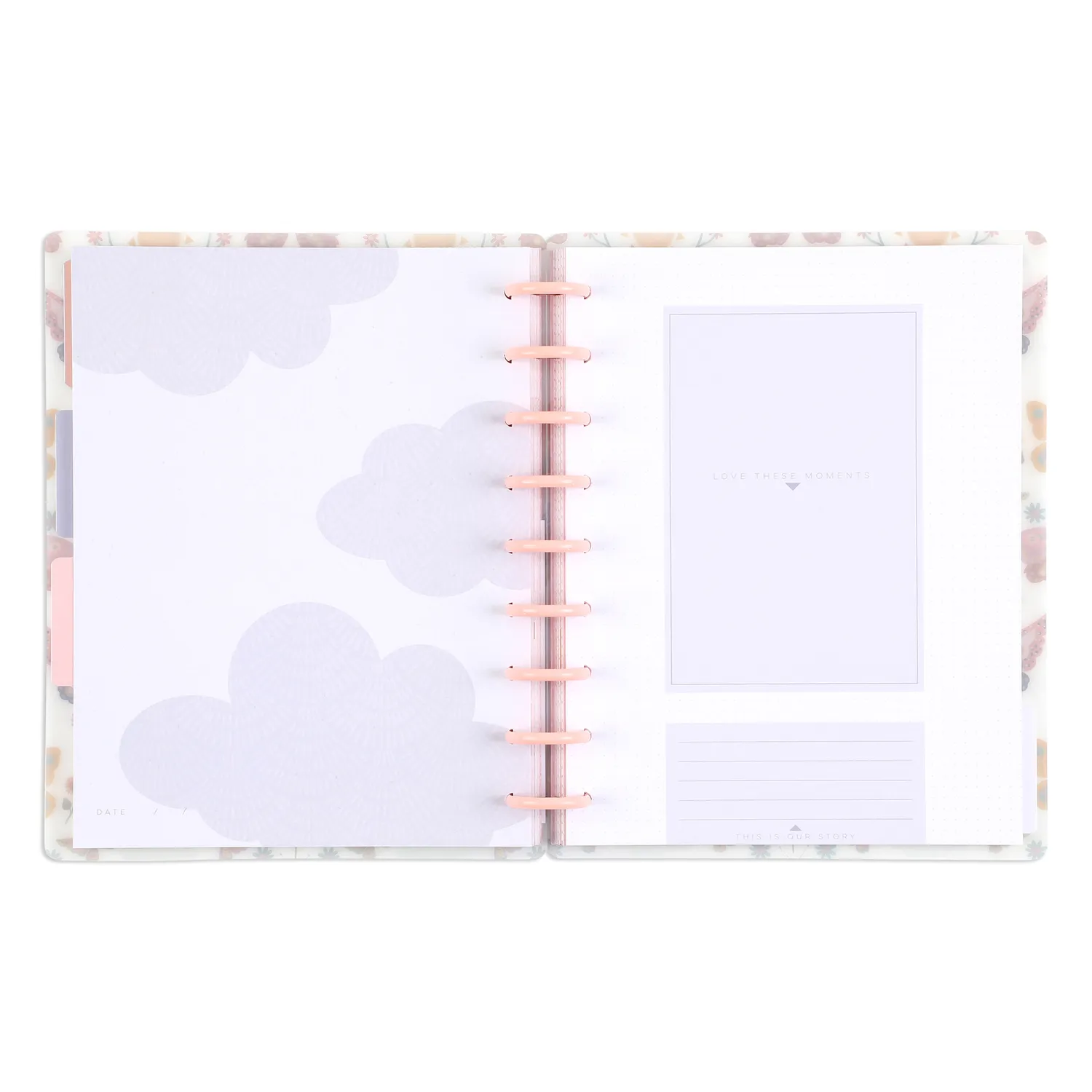 Happy Planner Beloved Butterflies journal photo bébé 80 feuilles