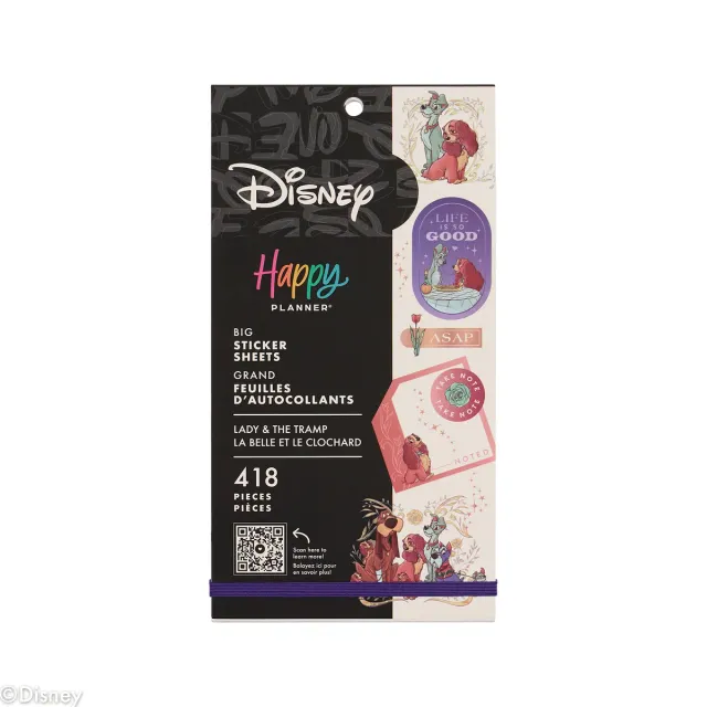 Me & my big ideas Disney La Belle et Clochard stickers Big 418