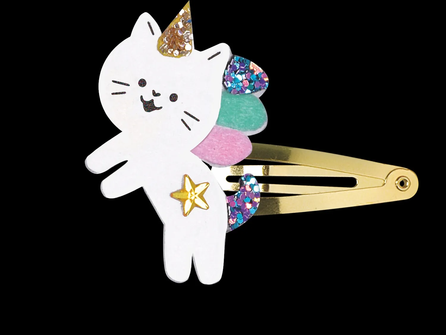 Miaou Mon semainier créatif coffret 7 barrettes chat