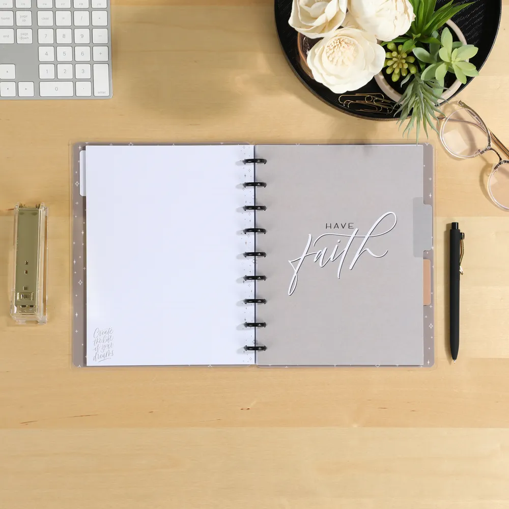 Happy Planner Bold & Free Classic carnet à disques ligné pointillé