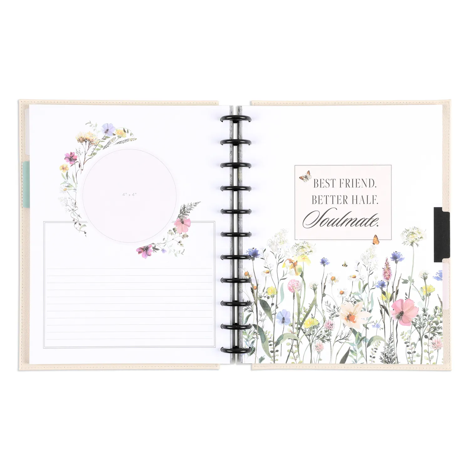 Happy Planner Blooming Romance journal mariage Big 80 feuilles