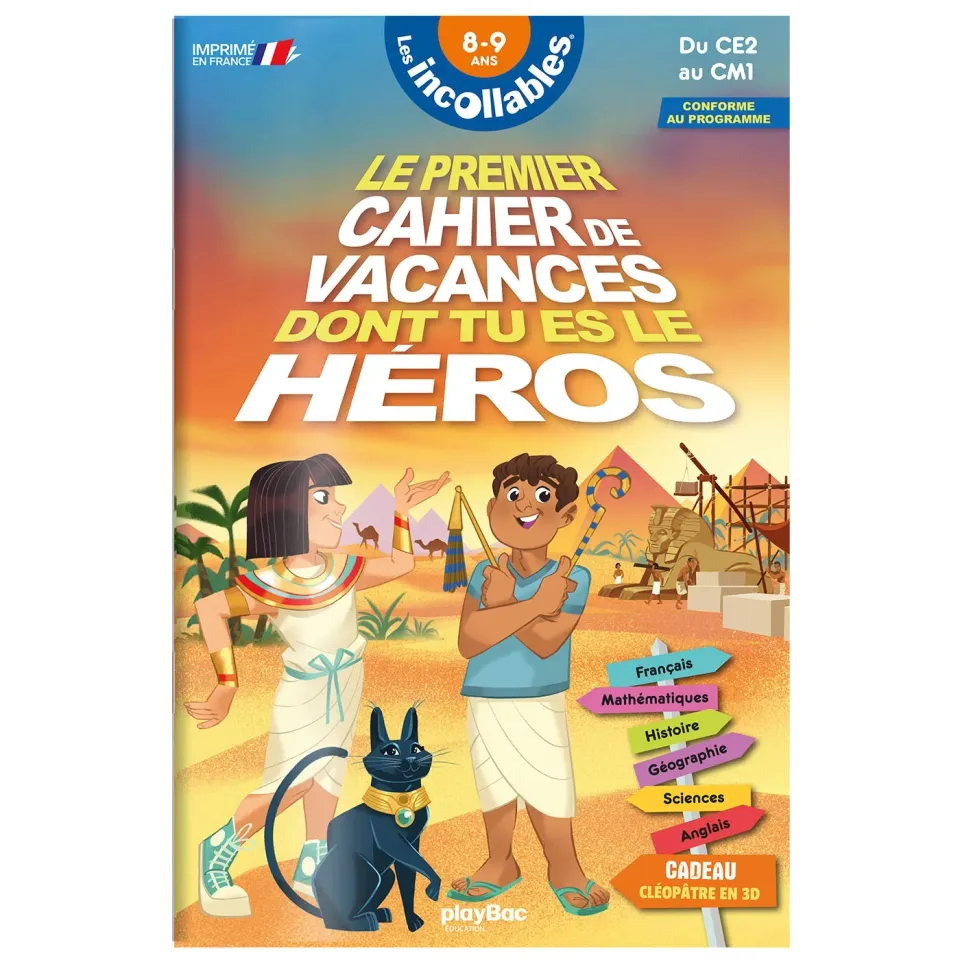Les Incollables cahier de vacances CE2 au CM1 8-9 ans aventure