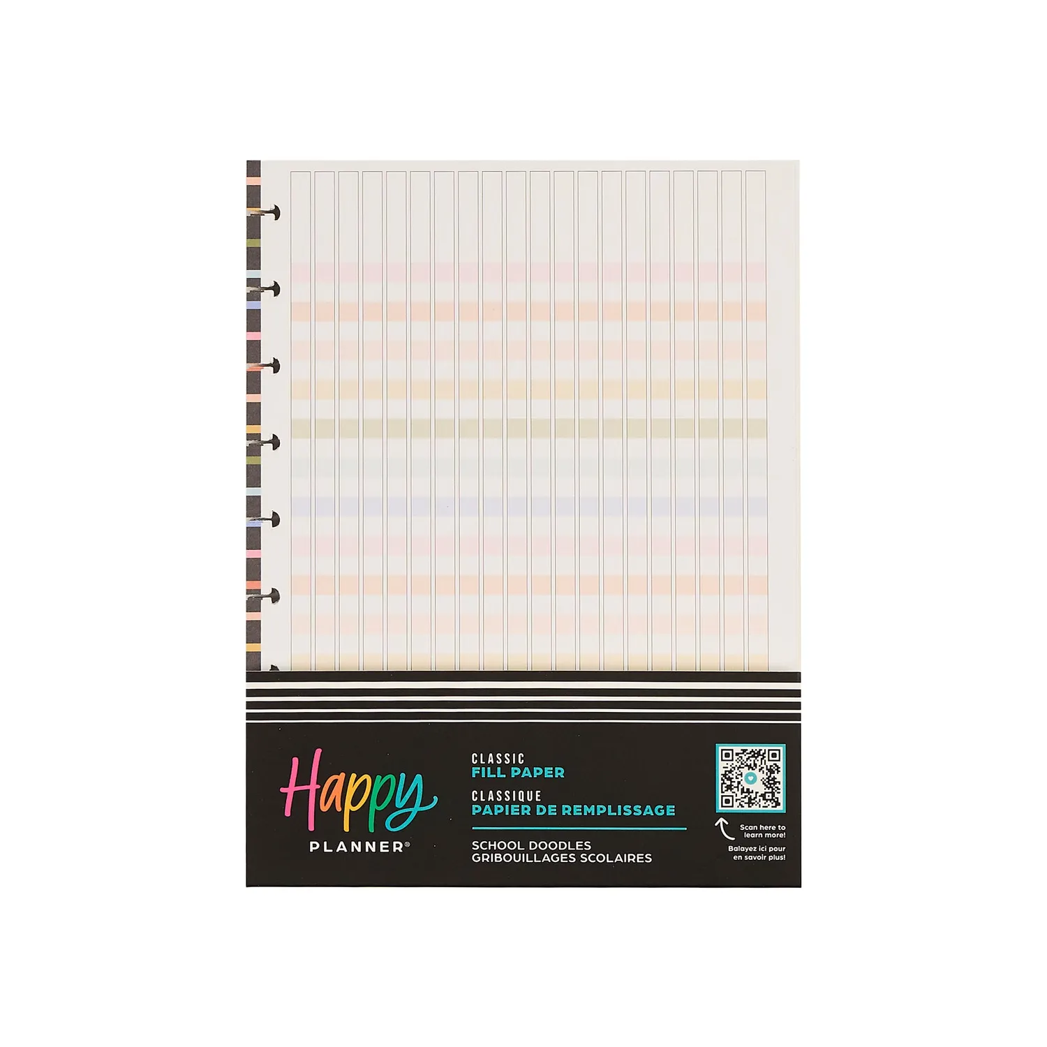 Happy Planner School Doodles Classic Teacher Checklist recharge 40 feuilles