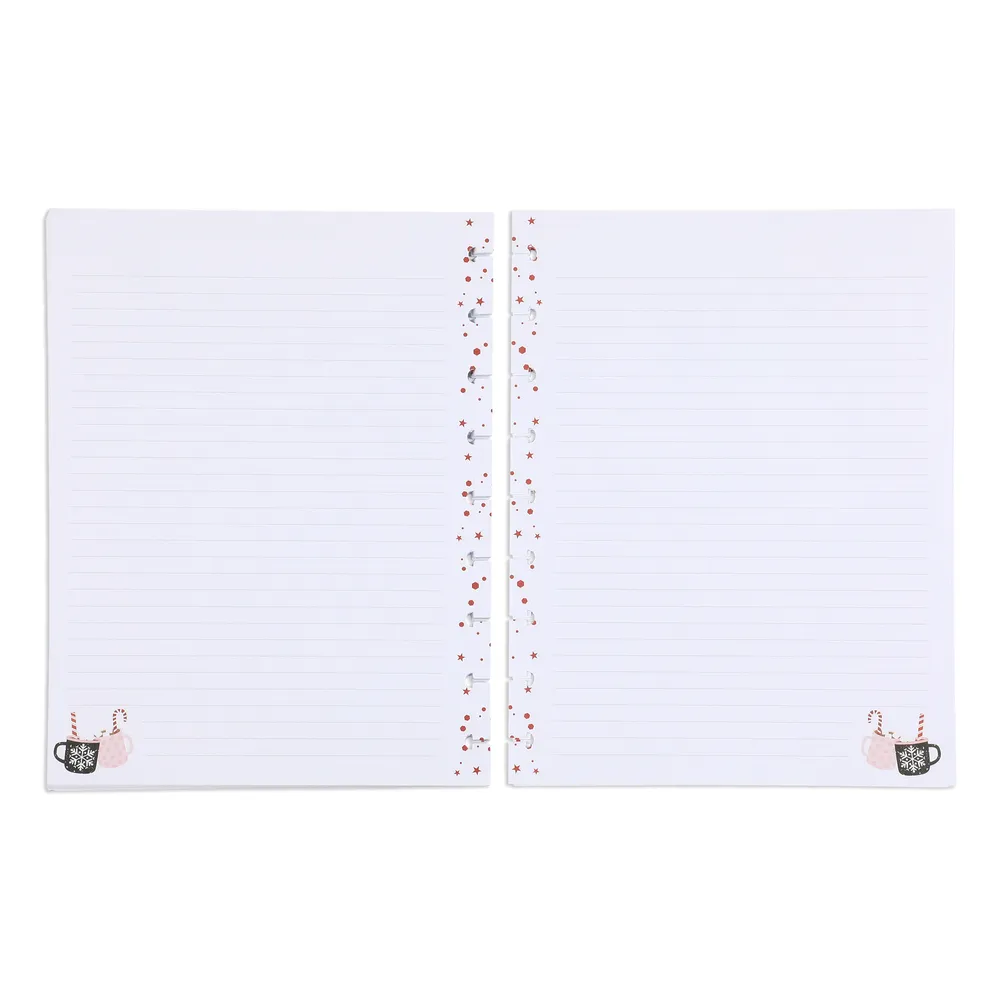 Happy Planner Christmas Cocoa Classic papier ligné 40 feuilles