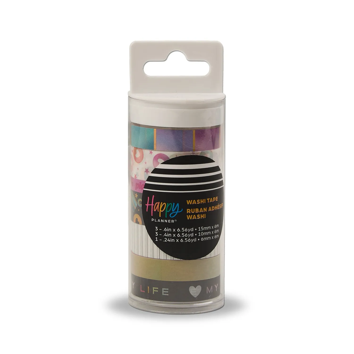 Happy Planner 10 Years of Happy washi tape 7 rouleaux