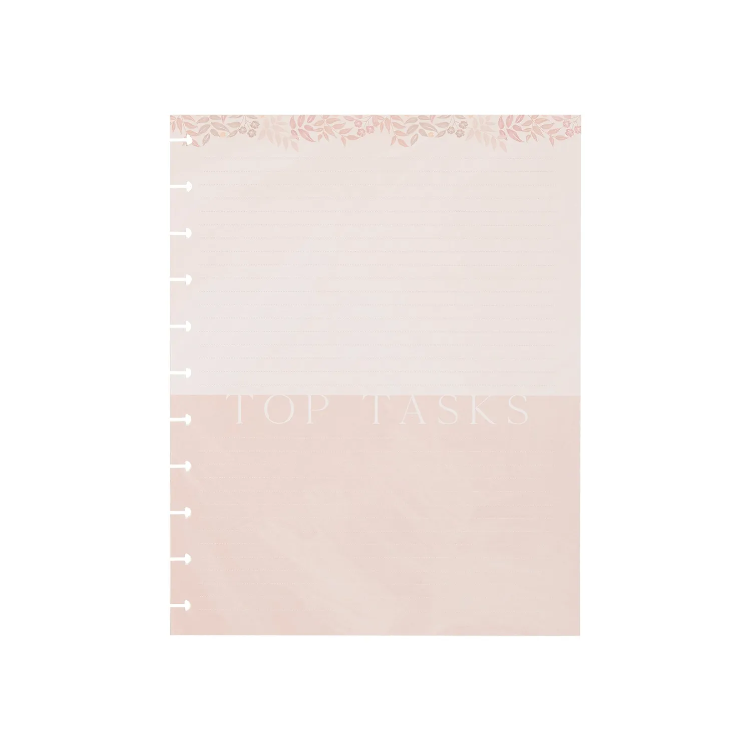 Happy Planner Dune Hues recharge papier ligné pointillé Big 40 feuilles