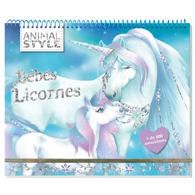 Frigobloc Animal Style Bébés licornes cahier créatif dès 5 ans
