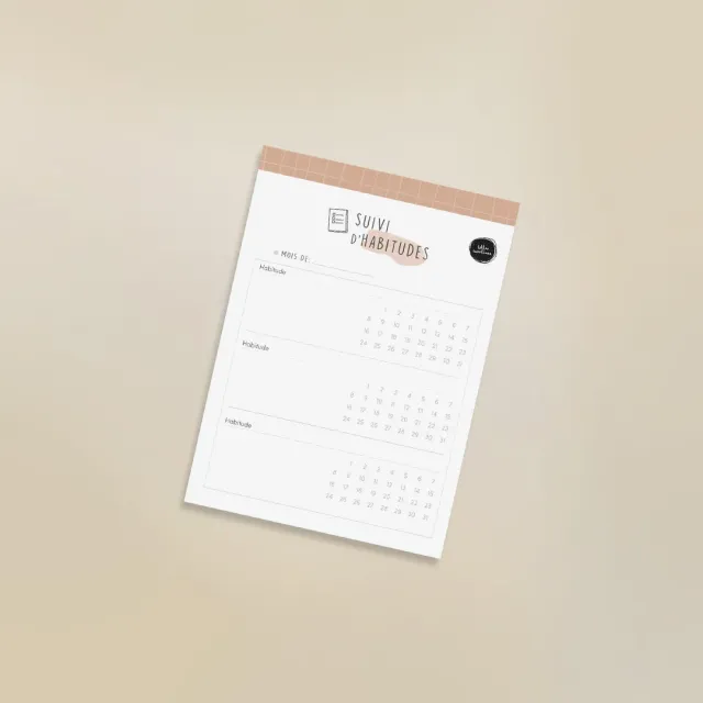 Les Belles Combines Suivi d’habitudes bloc-notes 50 pages 10,7x12,7 cm