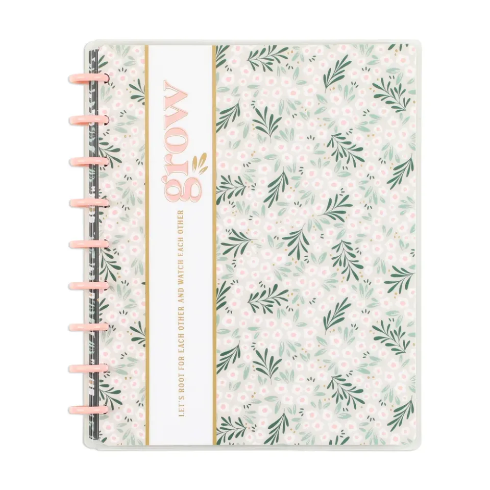 Happy Planner Moody Blooms Dotted Lined Classic Notebook carnet 60