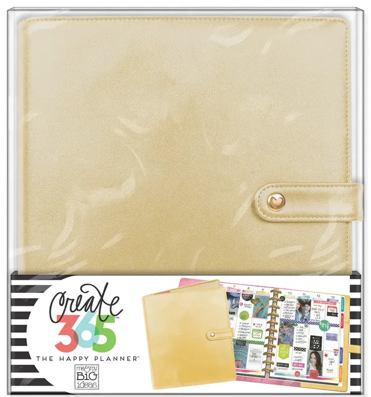 Happy Planner Big Deluxe Cover Gold couverture dorée