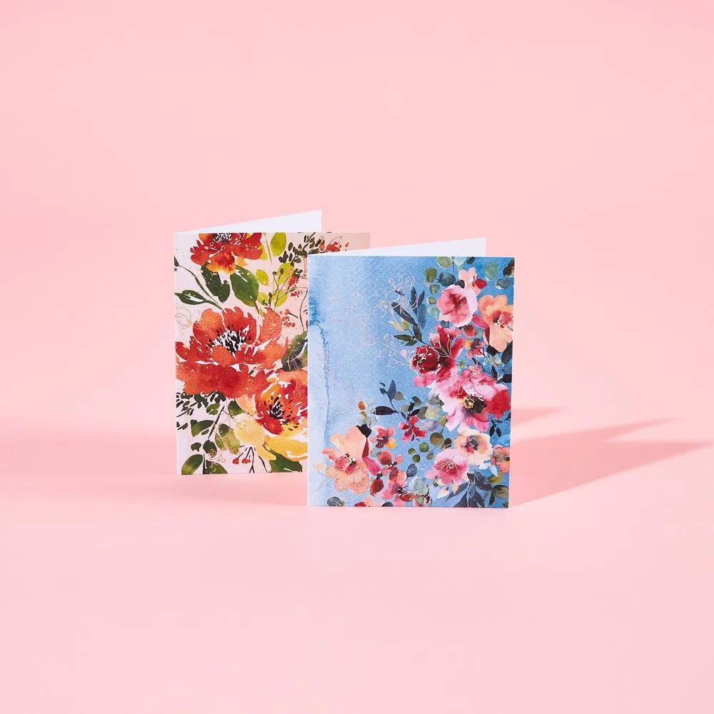 Happy Planner Elegant Florals cartes remerciement 20 pièces