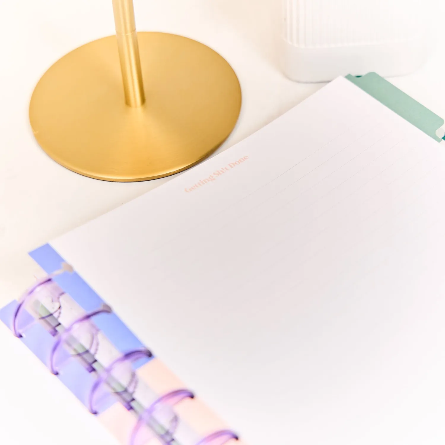 Happy Planner Current Mood recharge papier ligné classic 40 feuilles