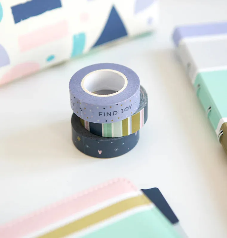 Filofax Good Vibes washi tape déco planning coloré