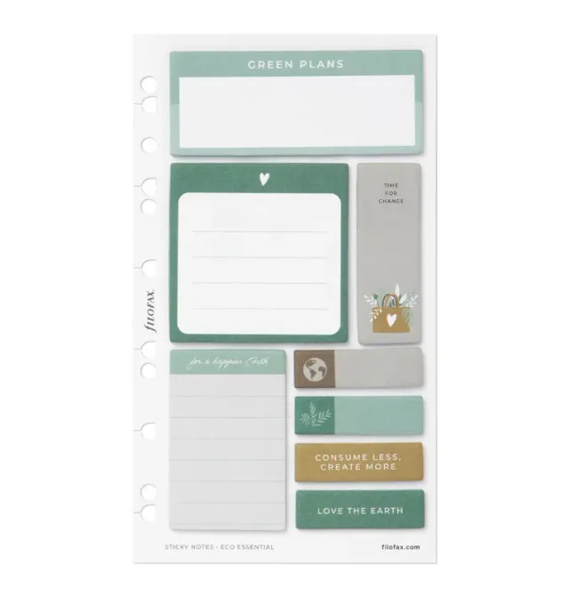 Filofax Eco Essential notes adhésives repositionnables