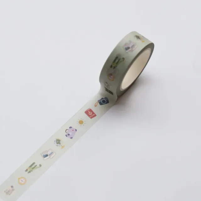 Kartotek Travel Time masking tape voyage du00e9coratif